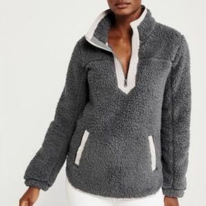 Abercrombie and Fitch Sherpa pullover